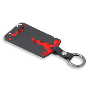 Étui porte-carte-clé en silicone compatible avec Tesla, housse de protection <span class=keywords><strong>pour</strong></span> clé avec porte-<span class=keywords><strong>clés</strong></span>, ajustement sécurisé - Product Image 4