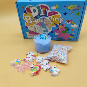 Kit de slime crème glacée, deux couleurs mélangées, colle mousse, boue de coton, jouet DIY, fournitures de colle non toxique pour enfants, filles et garçons, 70ML - Product Image 3