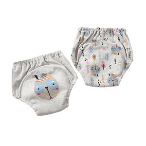 Pantalones de Entrenamiento para Ir al Baño para Bebés, 7A, 100% Algodón, Lavables, Transpirables, Anti-Sudor, con Estampado, Protección Contra Fugas, Superficie Seca, Talla Personalizada 0-2 Años - Product Image 5