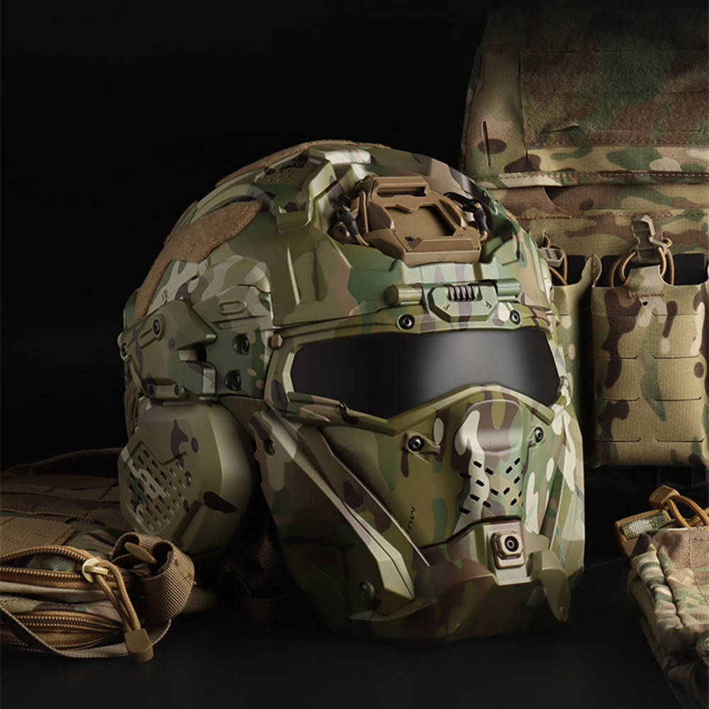 full face motorcycle helmet combat Duke Helmets DK-120 Helmet, XL, Matte Black adjustable vents on the chin bar and at the top of the helmet work in conjunction with the rear spoiler and side venturi vents to offer adjustable SS 401 Advanced Combat Helmet