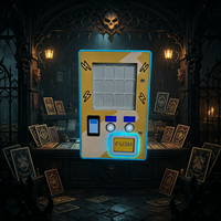 Distributeur automatique de cartes avec lecteur double piste pour paiement par code QR et fente de distribution de cartes, pour cartes à collectionner Yu-Gi-Oh et cartes Pokémon