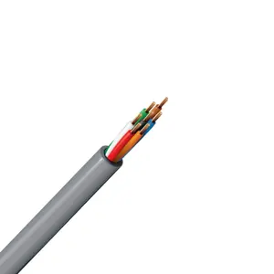 Mejor precio Cable de alarma de alta calidad Núcleos múltiples 2C 4C 6C Cable de control blindado sin blindaje 100M