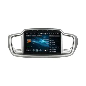 多媒体DVD播放器128GB Carplay Android 10 IPS DSP汽车适用于起亚Sorento 2015 2016 Navi自动收音机立体声头单元