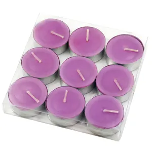 12g פרפין שעווה לבנדר ריחני tealight נרות