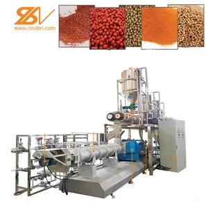 New design automatic Aquaculture floating and sinking fish feed processing machine Floating fish feed extruded machine