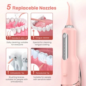 Precio de fábrica USB recargable hogar cuidado <span class=keywords><strong>Dental</strong></span> Selección de agua Limpieza de dientes <span class=keywords><strong>irrigador</strong></span> Oral - Product Image 6