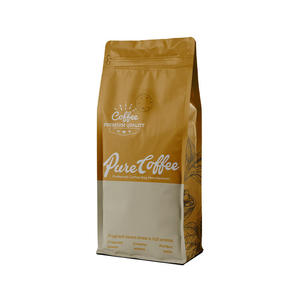 Universal coffee bean octagonal sealed packaging <b>bag</b>, sealed self-supporting <b>bag</b>, aluminum foil side zipper coffee <b>bag</b> - Product Image 5