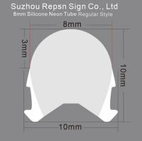 Neon Materials Manufacturer Repsn Sign Separate LED Neon Sign Purple Silicone Neon Tubes 6mm Economy Style