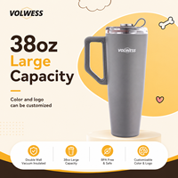 Hoge prestatie 40oz roestvrijstalen vacuümfles met lange warmte- en koudebehoud, sportwaterfles