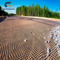 GEOROAD Géogrille biaxiale en PP pour la stabilisation des murs de soutènement et des allées, 50/50kn, géogrilles bidirectionnelles, garantie 5 ans