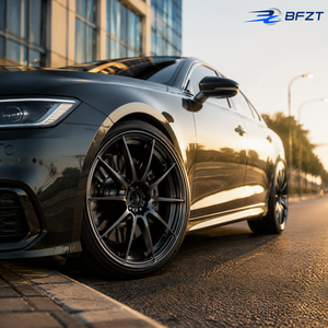 <span class=keywords><strong>ล้อ</strong></span>แม็กซ์อลูมิเนียมอัลลอยด์แบบหลายก้าน สำหรับ Audi Sagitar Accord Golf Kona ขนาด 16 17 18 นิ้ว รุ่นอัพเกรด สีเงาสีเทาเข้ม - Product Image 2