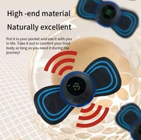 MR 2024 Nouveautés Outil portable de massage du cou Masseur électrique du cou et du dos avec papillon Mini patch de massage