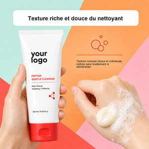 Limpiador Facial para Todo Tipo de Piel, con Péptidos, Colágeno y Exosomas, para Piel Seca, Áspera y Sensible, Limpieza Profunda, Hidratante y Suavizante - Product Image 5