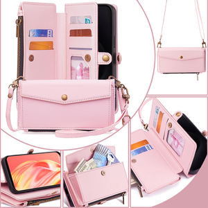 สําหรับ<span class=keywords><strong>OPPO</strong></span> A3 A91 <span class=keywords><strong>A83</strong></span> A78 A1 A1X A58 ยอมรับOEM ODMใหม่Lanyard Flipหนังโทรศัพท์มือถือซิปกระเป๋าสตางค์อุปกรณ์เสริม - Product Image 2