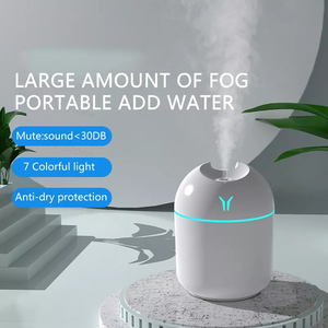 Humidificador Purificador de Aire Mini de 250ml al por Mayor, Difusor de Aceites Esenciales USB para Coche con Luz LED, Nebulizador Ultrasónico, Electrodoméstico para el Hogar - Product Image 2
