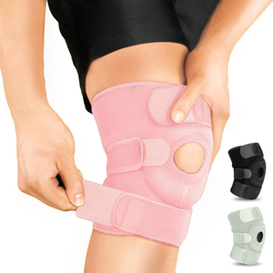 <b>Men</b> Women Patella Knee Support Brace <b>for</b> Gym Workout Sports Pain Relief Compression Sleeve Wrap Adjustable Patella Knee Support - Product Image 3