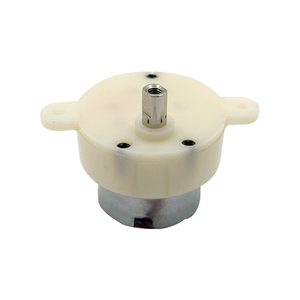Motore DC a ingranaggi in plastica HY ad alta coppia e bassa velocità 6V 30RPM M37 per alimentatore automatico per animali domestici, sfera rotante, luce da palcoscenico - Product Image 1