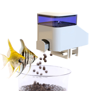 EVNICE-Petite mangeoire automatique pour poissons rouges d'intérieur, machine d'alimentation pour crevettes en plastique écologique, appareil pour poissons - Product Image 1
