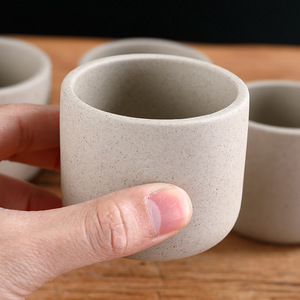 Taza de Té Estilo Japonés Wabi-Sabi, Taza de Cerámica Hecha a Mano, Taza de <span class=keywords><strong>Espresso</strong></span> Retro Kung Fu, Taza con Logotipo Personalizado, Regalo Corporativo - Product Image 1