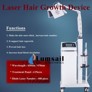 Dispositif cosmétique de croissance de cheveux du traitement LLLT de perte de cheveux de thérapie de cheveux de catégorie médicale - Product Image 2