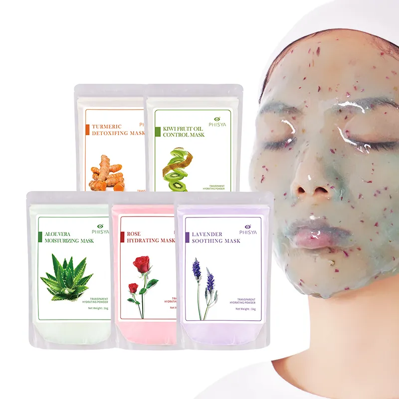 Chăm Sóc Sắc Đẹp Collagen Hoa Hồng Mặt Nạ Đất Sét Tự Làm Mặt Nạ Spa Lột Mặt Nạ C Bột Thạch Hydro Mặt Nạ