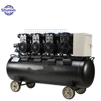 Compresseur d'air turbo haute pression, souffleur silencieux sans huile pour la menuiserie et la réparation automobile, avec moteur intégré
