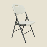 Table et chaises pliantes classiques en bambou blanc pour événements, mobilier de jardin extérieur en plastique pour événements