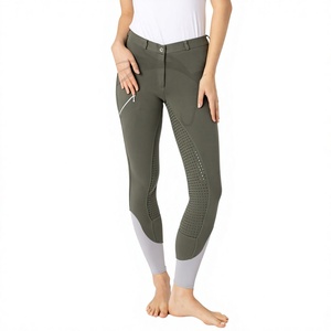 Pantalones de Montar Duraderos con Tejido Elástico Resistente, Corte Ajustado, Rodillas Reforzadas, Ajuste Transpirable, Impermeables para Uso Diario, de Secado Rápido - Product Image 1