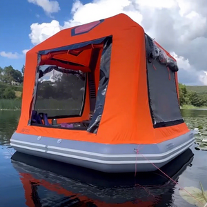 Dôme de camping flottant gonflable en PVC de qualité commerciale, étanche, amphibie, pour extérieur - Product Image 1