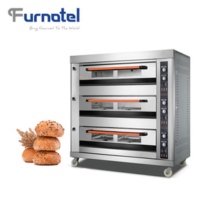 Horno para hornear pan francés de Gas comercial, para panadería grande, buen precio - Product Image 2