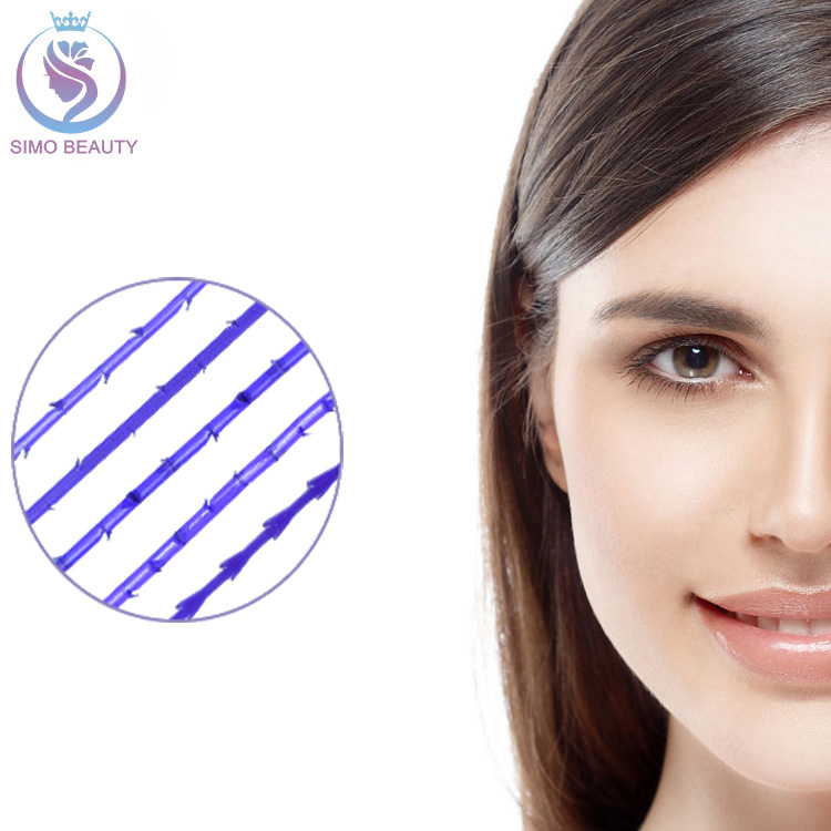 V line pdo thread lift cannula needle DOP hilo aguja cog pdo 3d 4d