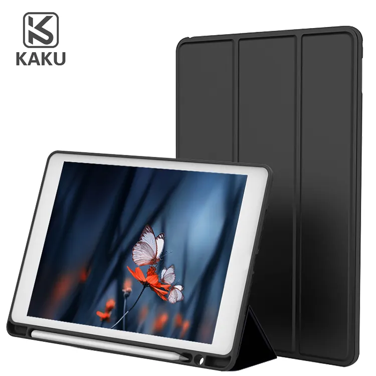 KAKU 10inch tablet stand covers pen slot Pc Tpu leather tablets case for ipad mini 5 air pro 10.2 10.5 2018 2020