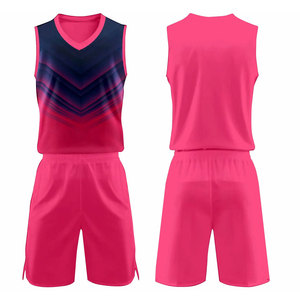 Conjunto de Uniforme de Baloncesto Sublimado Personalizado para Hombre, de Secado Rápido, Cómodo y Transpirable, Camisetas y Pantalones de Baloncesto sin Mangas - Product Image 1