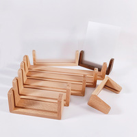 Paquete de 2 marcos de fotos de Madera rústica, Base de madera de nogal, cubiertas de vidrio acrílico sin roturas de alta definición para fotos