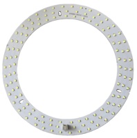 Carte PCB LED annulaire SMD 2835 ODM 206 mm, source de lumière de remplacement pour lampe de beauté, lampe de tatouage, lampe loupe, lumière d'appoint nocturne