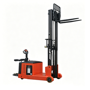รถยกพาเลทไฟฟ้าแบบยืนขับ  แบบถ่วงน้ำหนัก 2 ตัน  แบตเตอรี่ตะกั่ว-กรด  แบบ Reach Stacker พร้อมยางโพลียูรีเทน - Product Image 1