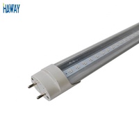 TUBE LUMIÈRE LED de Base 22W 30W G13 4ft 5ft 8ft Couvercle Laiteux ou Clair 110lm/150lm t5 t8 led tube pour Parking Souterrain