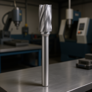 Fervi Rotary Cutter For Aluminum Carbide Drill Bit Machine <b>Tool</b> 10mm Diameter High <b>Precision</b> Cutting - Product Image 3