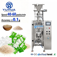 Machine d'emballage de sachets de sucre, de sel et de café en granulés pour hôtels, formats 5g, 10g, 20g