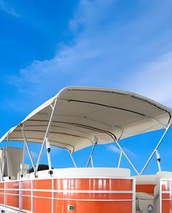 Kinocean 2025, cómodo barco pontón de ocio de 22 pies para parejas, salidas, tubo de <span class=keywords><strong>kayak</strong></span> en estanque de Río, Material de aluminio - Product Image 5