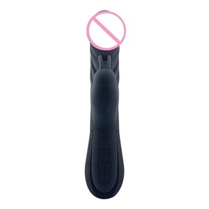Ensemble de jouets vibrants pour adultes Black Rabbit Ears, 8 modes puissants, accessoires sensoriels doux, réaliste, portable, amusant pour les femmes et les hommes - Product Image 1