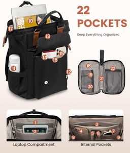 La mochila para cámara de muestra gratis es adecuada para cámaras, bolsa de almacenamiento con estabilizador de cardán de mano, mochila para ordenador portátil - Product Image 3