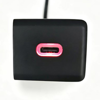 Prise de voiture à charge rapide PD Type-C avec lumière LED rouge DC12V, sur mesure pour VW Caravelle Transporter T5