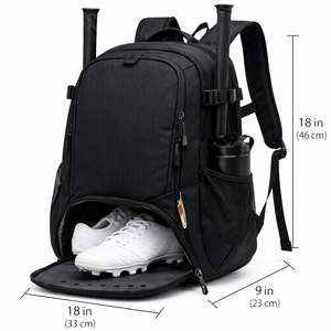 Mochila Deportiva de Baloncesto con Compartimento para Zapatos, Bolsa Impermeable para Equipo, Soporte para Bate, Puerto de Carga USB, Logotipo Personalizado OEM ODM, Nailon, 30-40L - Product Image 6