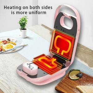 Máquina para Hacer Sándwiches Multifuncional Portátil 5 en 1 con Enchufe del Reino Unido, Tostadora Eléctrica para el Hogar, Máquina para Hacer Waffles y Desayunos con Asa y Temporizador - Product Image 5