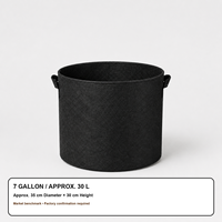 Bolsas de Cultivo de Tela No Tejida de 7 Galones con Asas para Jardín, Vegetales, Flores, Vivero, OEM, ODM, Color y Tamaño Personalizados, Venta al Por Mayor