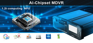 광업 트럭 MDVR 해결책 8CH AI ADAS 도보 탐지 경고 경보 차 검정 상자 1080p 이동할 수 있는 <span class=keywords><strong>DVR</strong></span> - Product Image 2