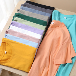 T-shirt uni à col rond pour femme, vente en gros directe d'usine du Bangladesh, super bon marché, lot de stock, MOQ 500, FOB 0,95-1,40 $ - Product Image 3
