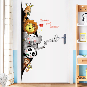 Adesivi murali rimovibili con animali dei cartoni animati <span class=keywords><strong>per</strong></span> la cameretta dei bambini - Product Image 2