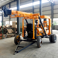 Machine de forage compacte XY 200m sur chenilles hydrauliques pour l'exploration géologique en montagne et le forage de puits d'eau